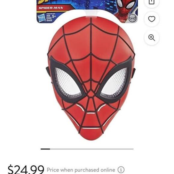 NEW Marvel Spider-Man Hero Mask for Kids (Great Quality) - Picture 8 of 8
